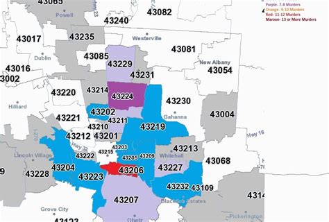 Zip Code Map Cincinnati