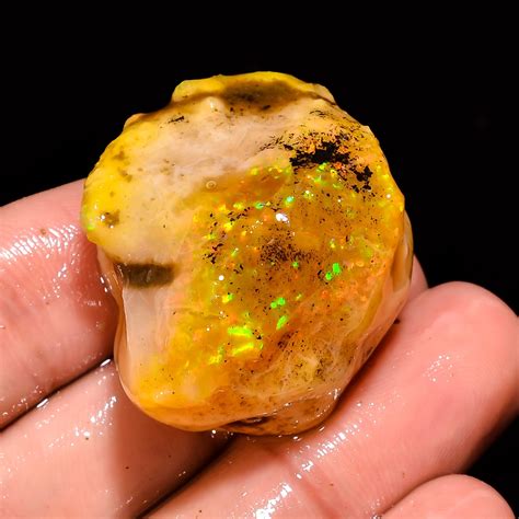 79 95 Ct Top Grade Quality 100 Natural Welo Fire Ethiopian Opal Rough