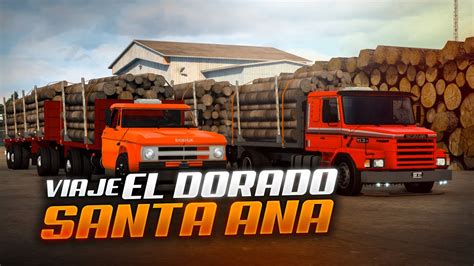 ETS 2 CONVOY DODGE SCANIA 112 CHASIS Y ACOPLADO FORESTAL MAPA CEIBO