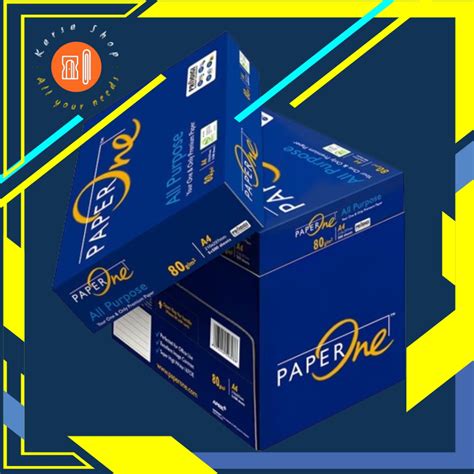 Jual Paperone Kertas A4 80gr 1 Box 2500 Lembar Shopee Indonesia