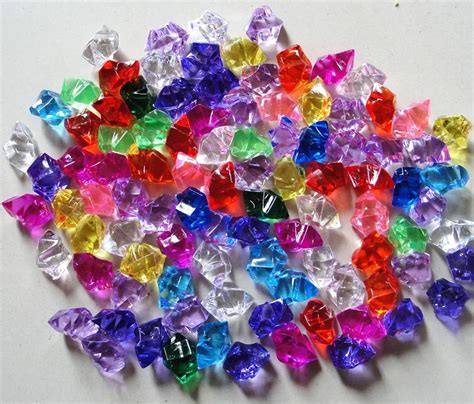 Aliexpress.com : Buy Acrylic Crystal Aquarium Fish Tank Stones Gems U Pick colors 200pcs Diamond ...