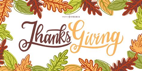 Thanksgiving Banner Design Vector Download