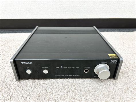 【やや傷や汚れあり】a278 Teac ティアック Reference 301 プリメインアンプ Ai 301da B 2018年製 50