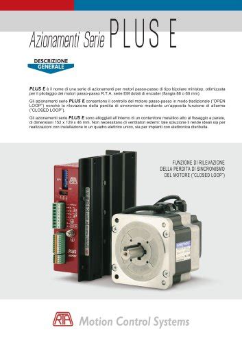 Il Catalogo Generale Dei Motori Passo Passo SANYO DENKI R T A Srl