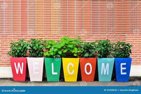 Colorful Of The Welcome Stock Photography - Image: 25250032