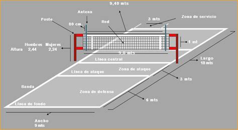 Campo De Juego Del Voleibol Wade007s Blog