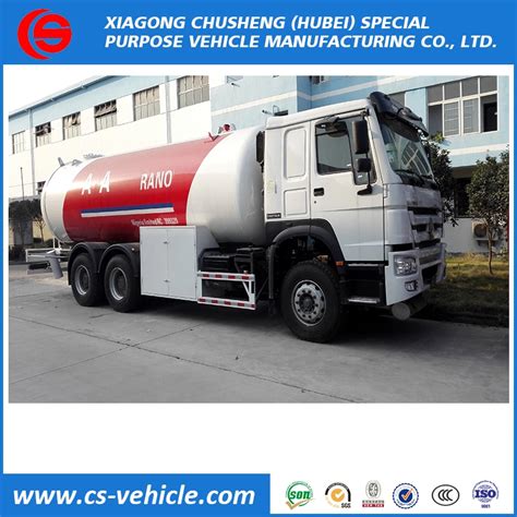 Good Quality 6X4 Bulk LPG Filling And Transportation Tanker Truck LPG