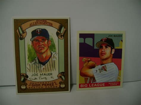 JOE MAUER 2007 LOT TOPPS ALLEN GINTER 17 UPPER DECK GOUDEY MINI 62