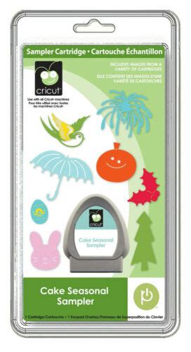 New Cricut Cake Seasonal Sampler Cartridge Ebay