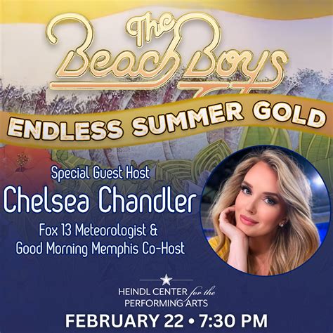 Guys. The Beach Boys... - Meteorologist Chelsea Chandler