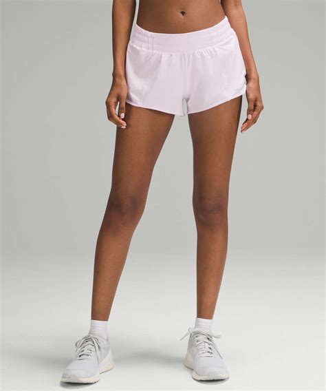 Lululemon Hotty Hot Low Rise Lined Short Meadowsweet Pink Lulu Fanatics