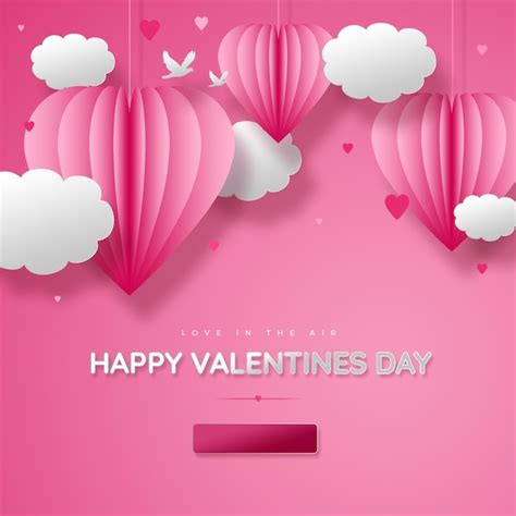 Premium Psd Valentines Day Red And Pink