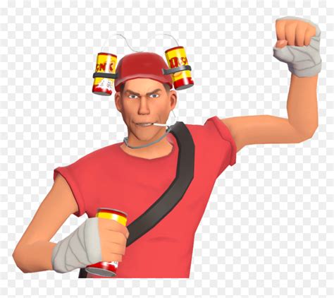 Team Fortress 2 Scout Bonk, HD Png Download - vhv