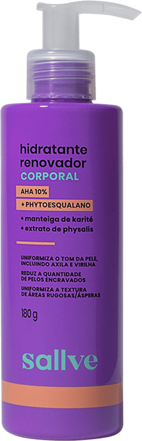 Hidratante Renovador Corporal Sallve Beleza Na Web PRO Pro