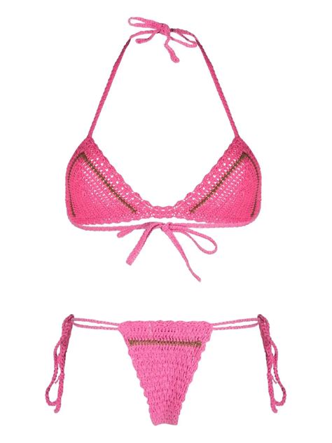 AKOIA SWIM Crochet Bikini Set Farfetch
