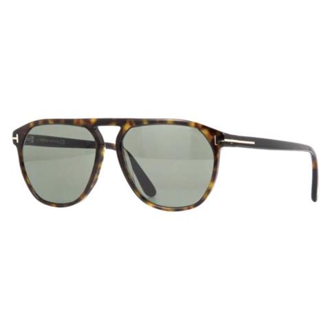 Tom Ford Jasper 02 Ft0835 52n Sunglasses Havana Frame Green Lenses 58mm 012735856807 Tom