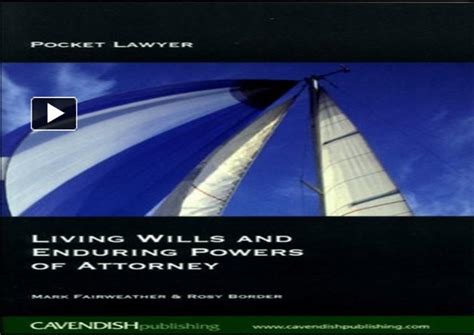 Ppt Pdf Read Online Living Wills And Enduring Powers Of Attorney