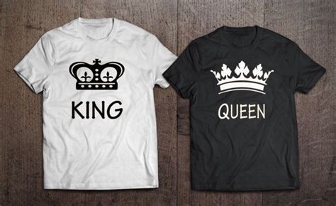 King Queen Couples Shirts King And Queen Couples Shirt Set King And