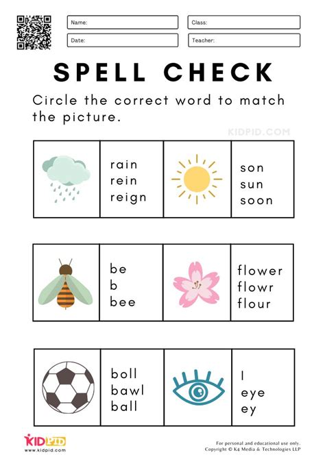 Grade Spelling Words Worksheets Spelling Words Worksheets