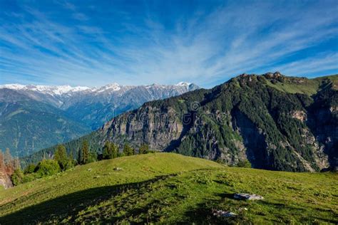 spring  kullu valley  himalaya mountains himachal pradesh india