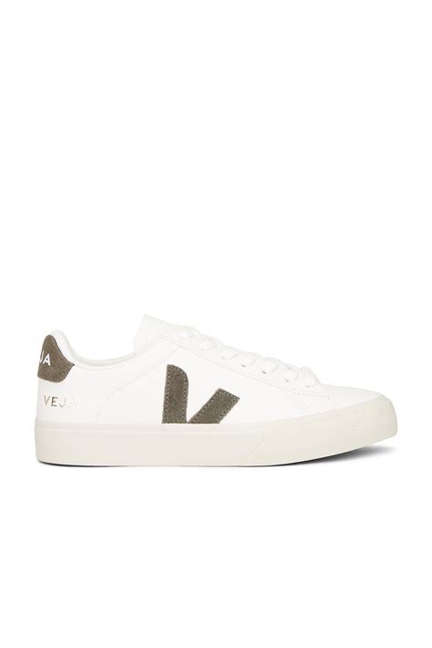 Veja Campo Sneaker In Extra White Kaki FWRD