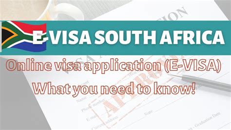 South Africa Introduces E Visa Applications Youtube