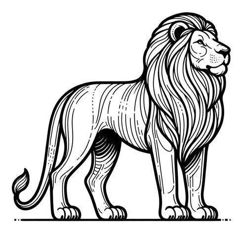 Desenho De Leao Para Colorir - 5