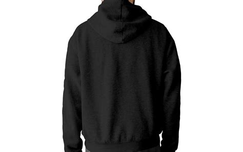 Isolated Back View Of Black Hoodie 8847323 Png