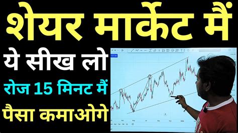 शेयर मार्केट मैं ये सीख लो रोज 15 मिनट मैं पैसा कमाओगे Gap Up And Gap