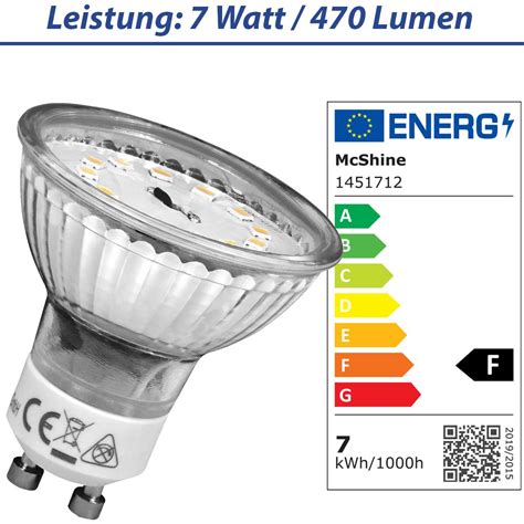 Led Strahler Gu10 7w 470 Lumen Neutralweiß Kabika De