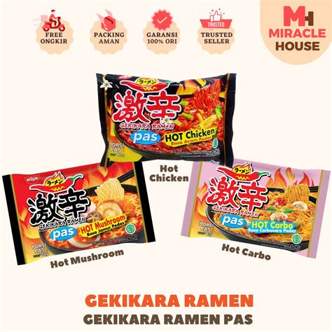 Jual Gekikara Ramen Pas Carbonara Hot Chicken Mushroom Nissin Mie