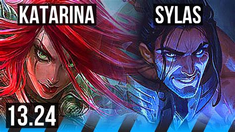 KATARINA Vs SYLAS MID 9 1 2 66 Winrate Godlike KR Master 13