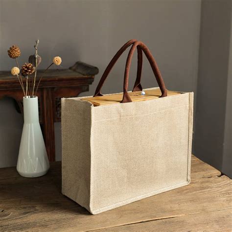 China Canvas Tote Bag Designer Wholesale Promotion Cotton Jute