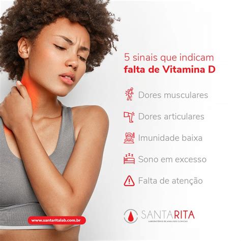 5 Sinais Que Indicam Falta De Vitamina D Laboratório Santa Rita