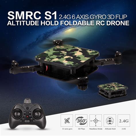 Smrc S1 2 4g 6 Axis Gyro 3d Flip Altitude Hold Foldable Mini Rc Drone Quadcopter