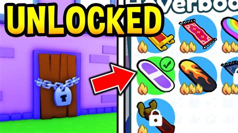 How To Unlock Secret Purple Hoverboard In Pet Simulator X Youtube