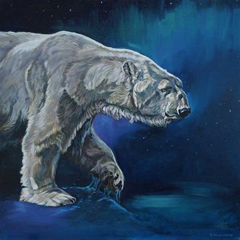 Christine Montague Fine Art Polar Bear Paintings And Portraits