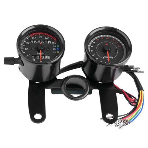 Cafe Racer Motorcycle Odometer Speedmeter Tachomet Grandado