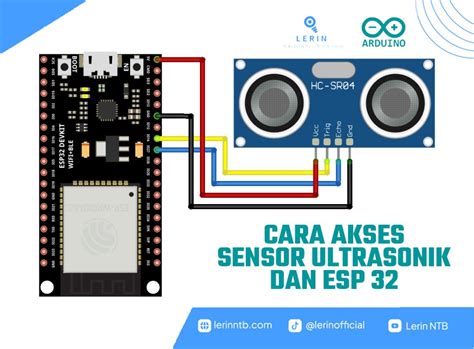 Tutorial Cara Akses ESP 32 Dan Sensor Ultrasonik LERIN NTB Lembaga