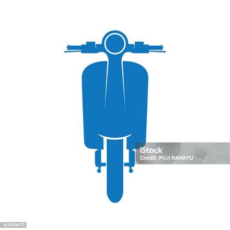 Icône Vectorielle Du Logo Du Scooter De Cyclomoteur Vecteurs Libres De