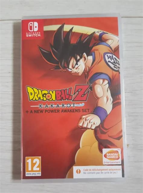 NEUF JEU NINTENDO Switch Dragon Ball Z Kakarot A New Power Awakens