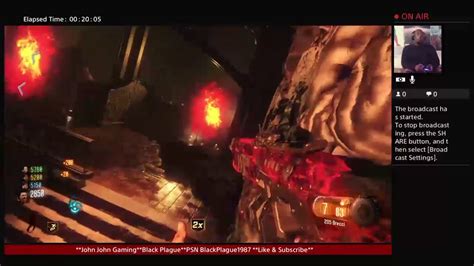 Bo3 Zombies Headshot Challenge Green Cosmic Camo Part 2 Youtube