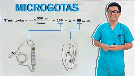 Como Calcular Microgotas F Cil Youtube