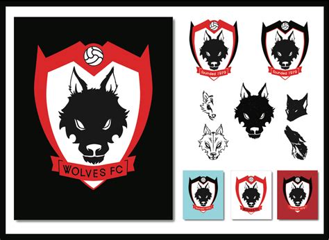 Wolves FC Badge - process work by tryin2get-there on deviantART