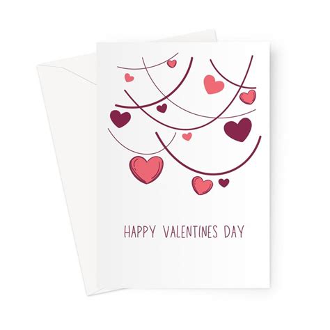 Valentines Ts For Her Valentines Card Personalised Romantic Card