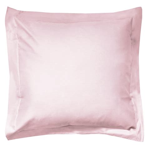 Taie D Oreiller X Cm Uni Pur Coton Alto Rose Rosa Linnea Linge De