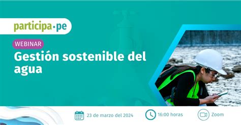 Webinar Online Gesti N Sostenible Del Agua