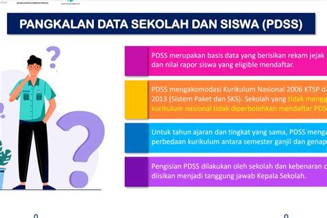 Apa Itu Pdss Di Snbp Ini Penjelasan Hingga Jadwal Pengisian