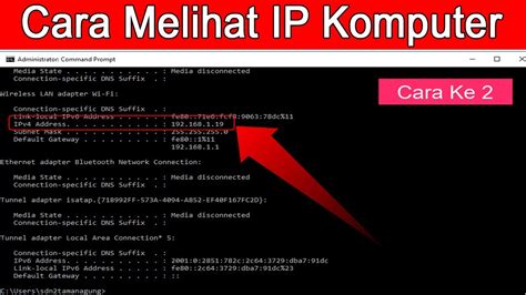 Cara Mengecek Ip Address Komputer Homecare24