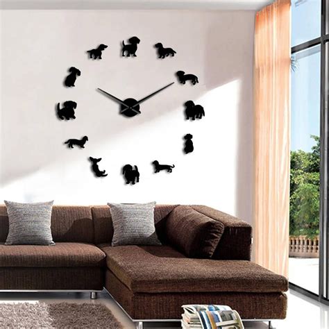 DIY Dachshund Wall Art Wiener-Dog Puppy Dog Pet Frameless Giant Wall ...